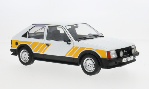 Opel Kadett D SR 1983 Wit/Geel - 1:18